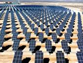 Nellis Solar Power Plant in the United States, one of the largest photovoltaic power plants in North America.